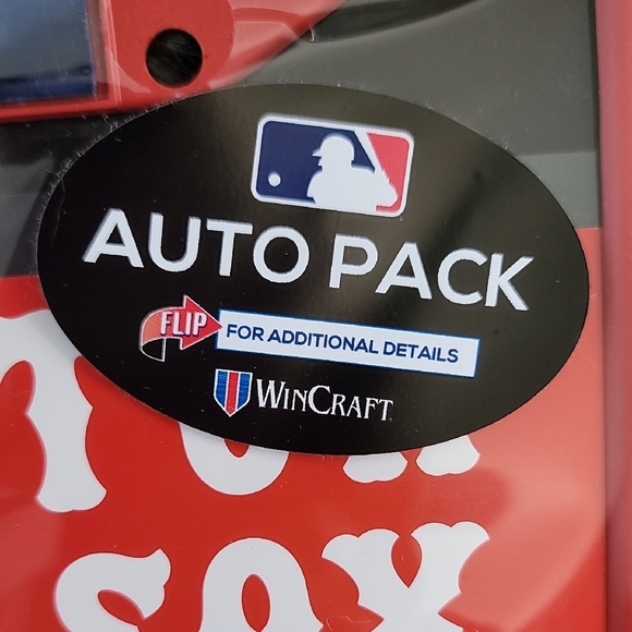 Boston Red Sox License Plate Frame and Decals Auto Pack - Picture 4 of 12